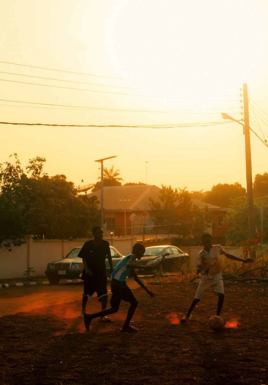 Quando a luz acendia, a brincadeira mudava